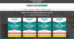 Desktop Screenshot of granitesalerichmond.com